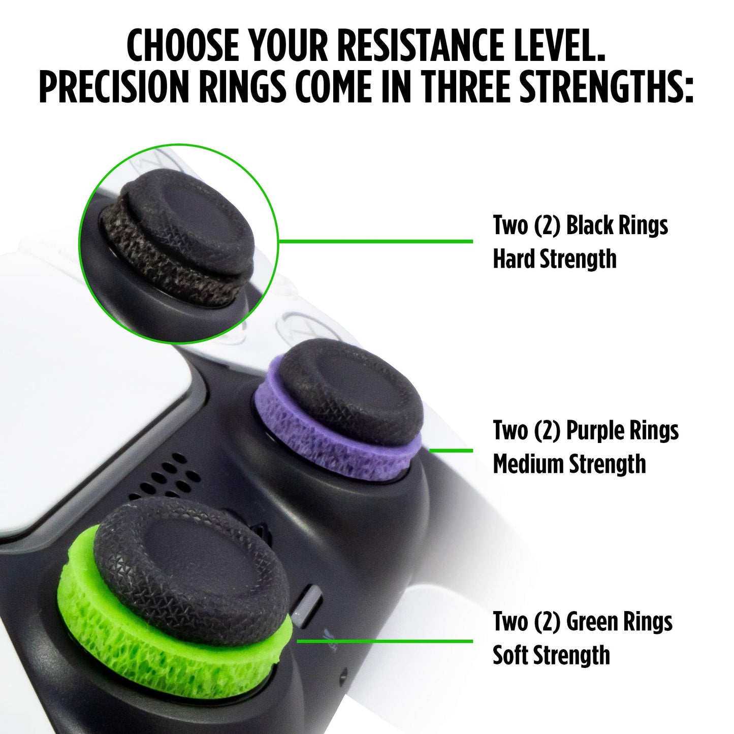 KontrolFreek Precision Rings Aim Assist for PS4, PS5, Xbox, Switch KontrolFreek