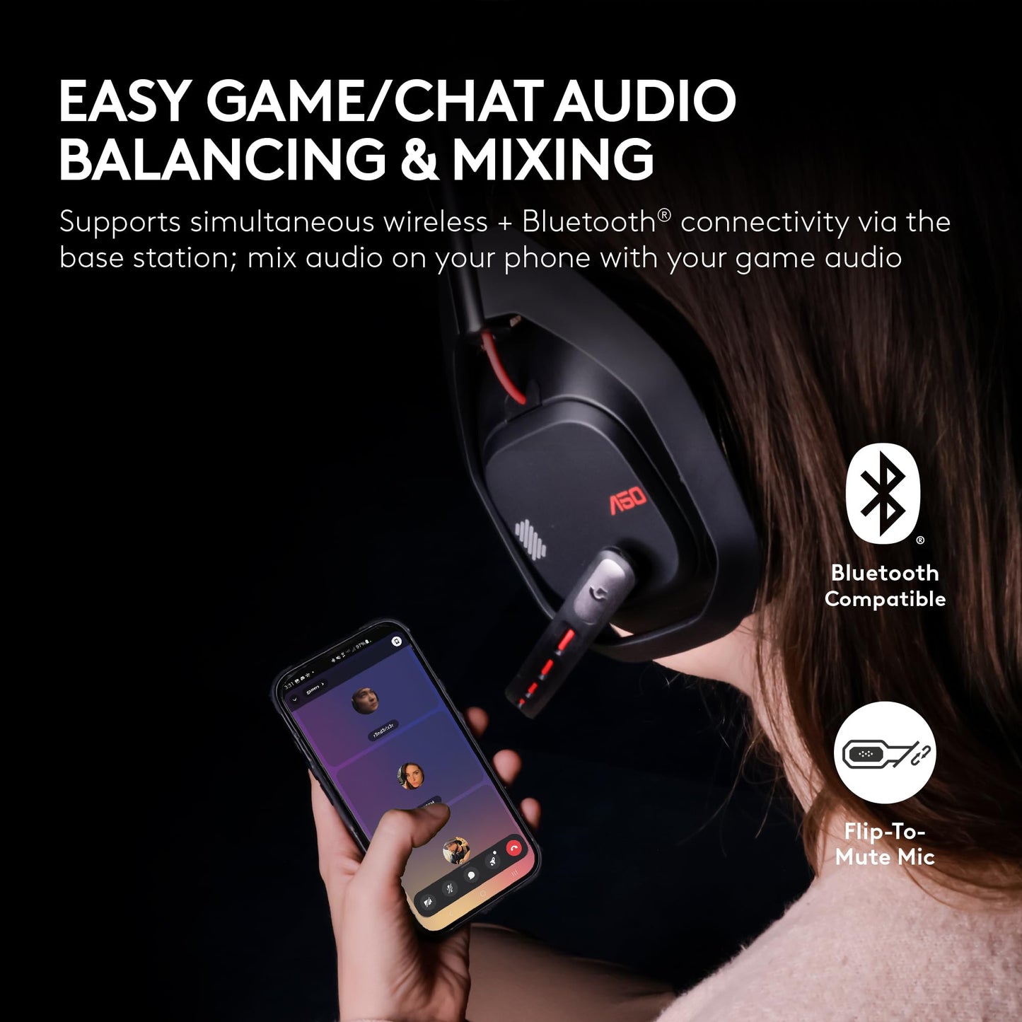 Logitech G Astro A50 Wireless Gaming Headset for PS5/Xbox/PC Logitech G