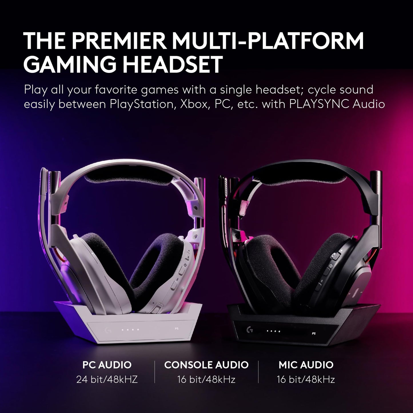 Logitech G Astro A50 Wireless Gaming Headset for PS5/Xbox/PC Logitech G