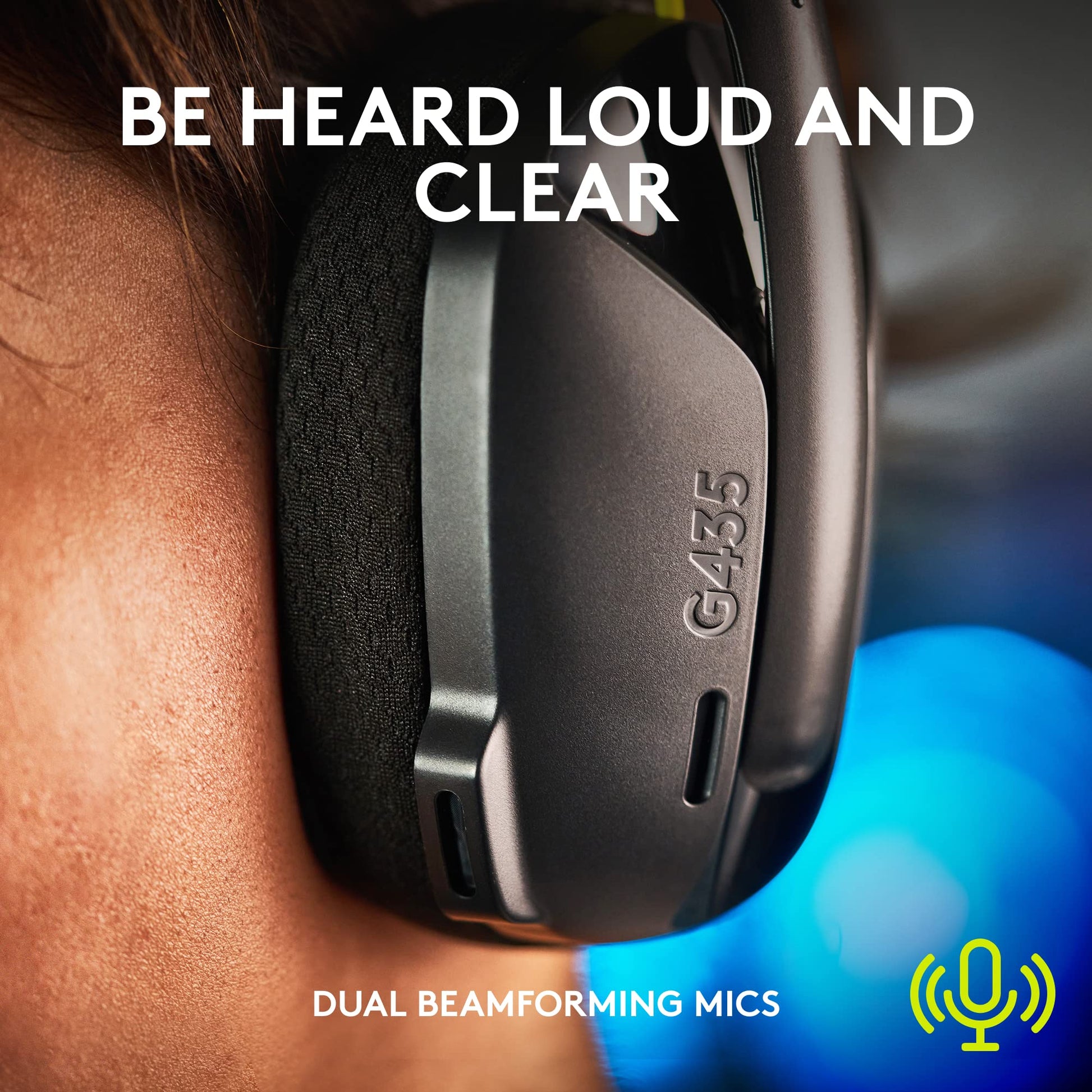 Logitech G435 Lightspeed & Bluetooth Wireless Headset - PS4, PS5, Switch 1 y 2 Logitech G