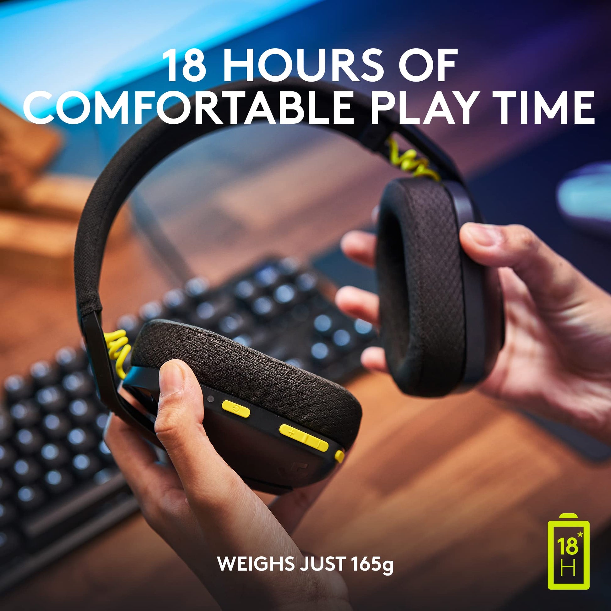 Logitech G435 Lightspeed & Bluetooth Wireless Headset - PS4, PS5, Switch 1 y 2 Logitech G
