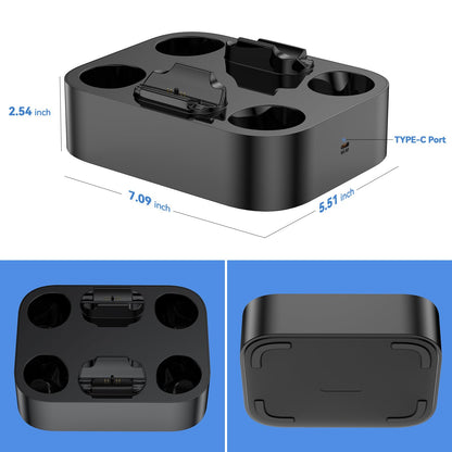 LVFAN PS5 Controller Charger Station, Fast Charging for PS5 Controllers LVFAN