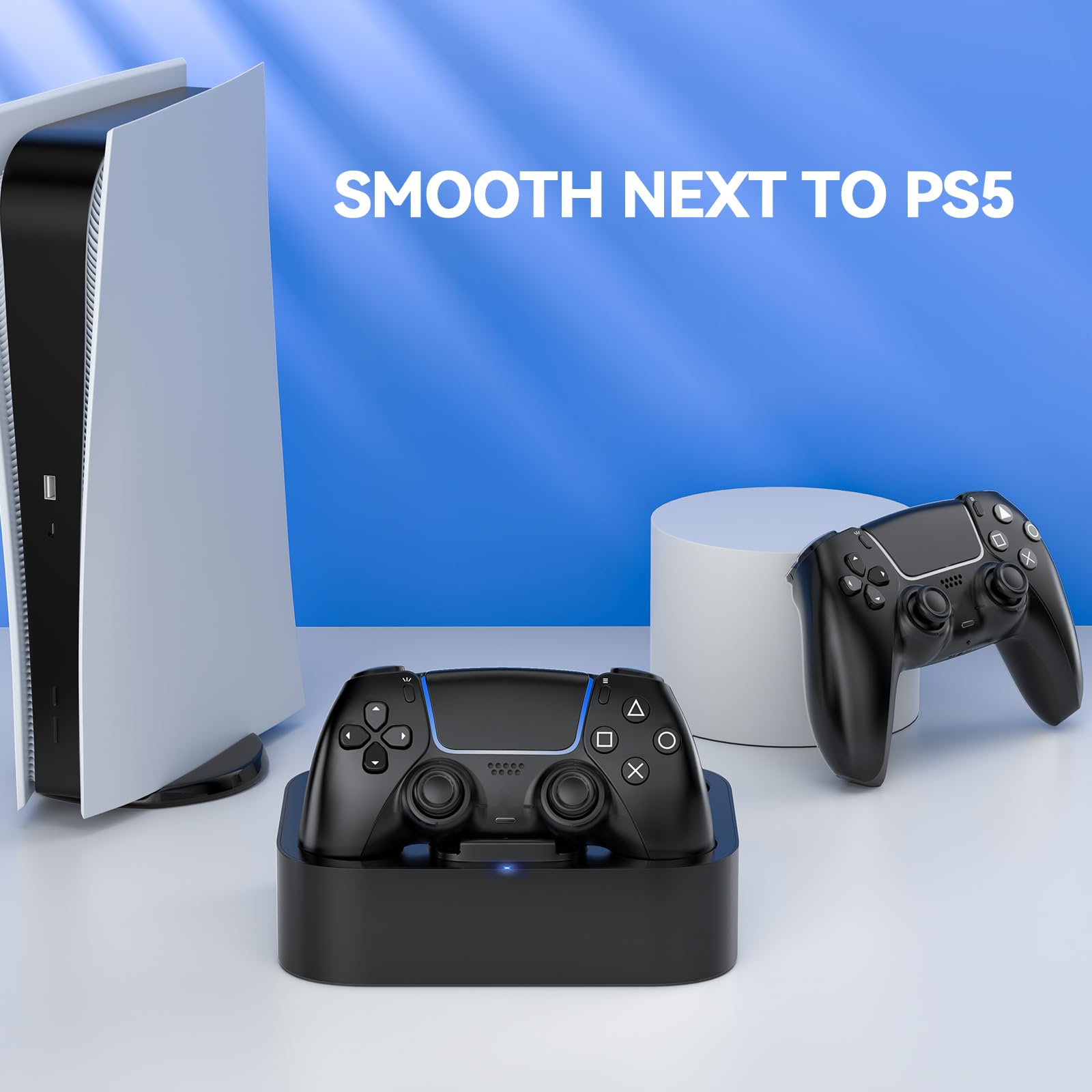 LVFAN PS5 Controller Charger Station, Fast Charging for PS5 Controllers LVFAN