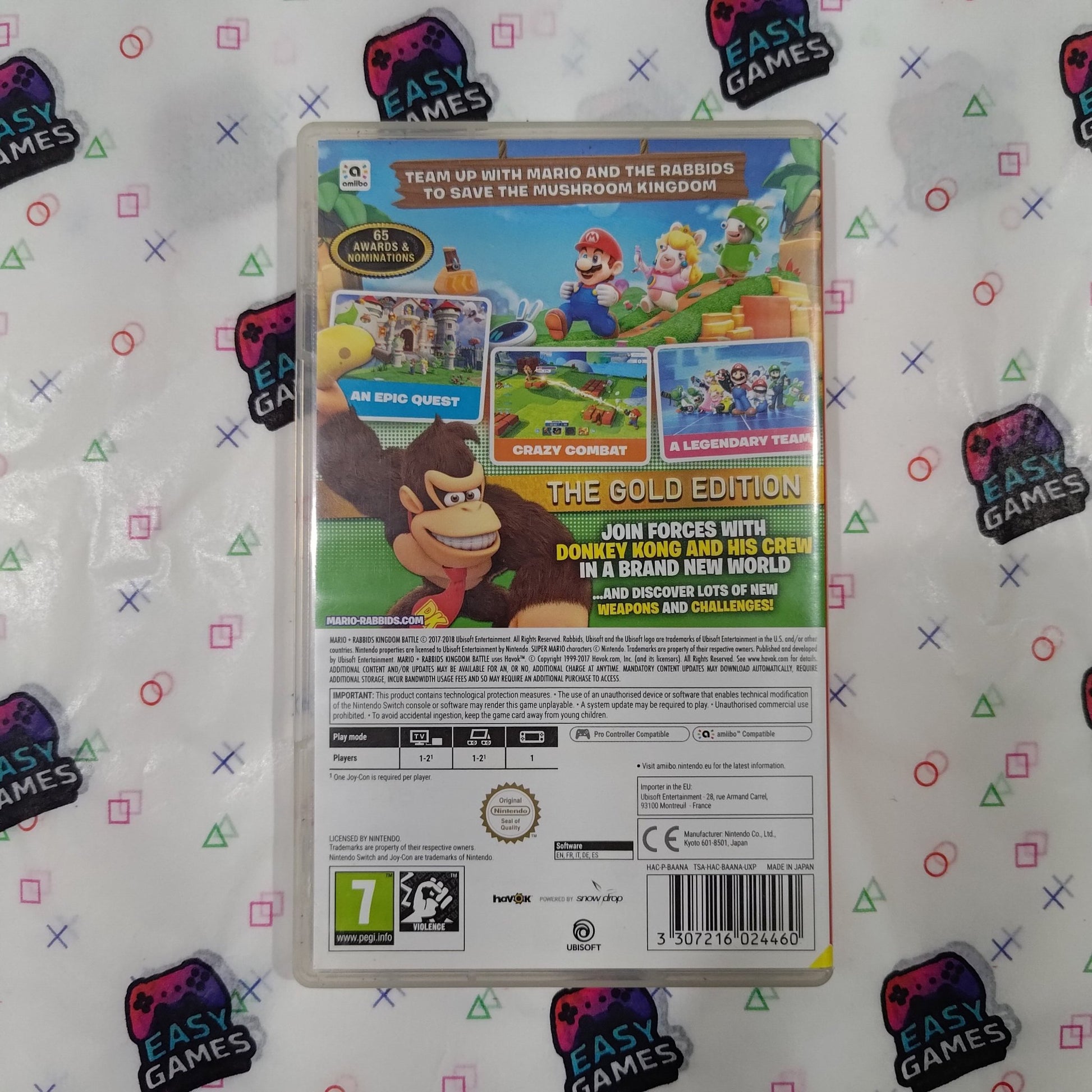 Mario + Rabbis Kingdom Battle Switch EASY GAMES