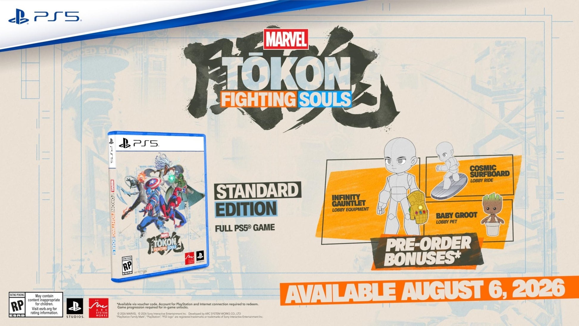 Marvel Tōkon: Fighting Souls- PlayStation 5 PlayStation