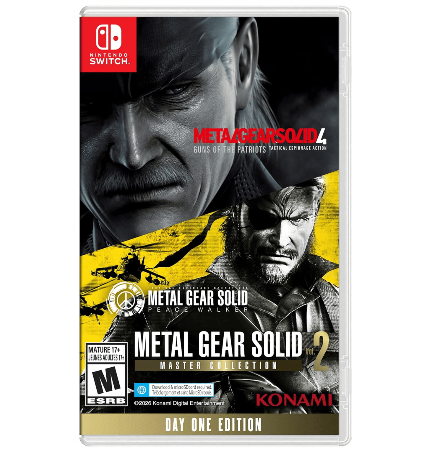 METAL GEAR SOLID MASTER COLLECTION VOL 2 SWITCH Switch Launch EASY GAMES