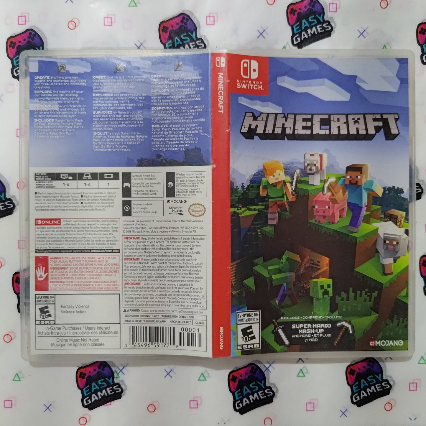 Minecraft Nintendo Switch EASY GAMES