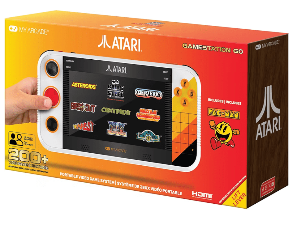 My Arcade Atari Gamestation Go: 200+ Retro Games - EASY GAMES