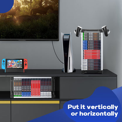 Nargos Video Game Storage for PS5/PS4/PS3/PS2/Xbox/Wii/Switch Nargos