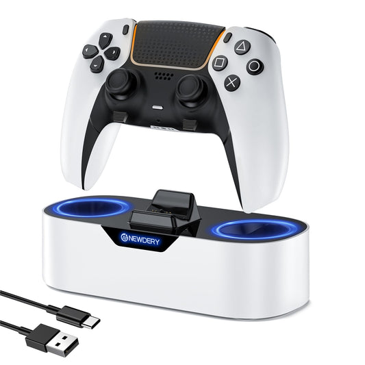 NEWDERY Controller Charger Station, Fast Charging Dock for PS5 NEWDERY