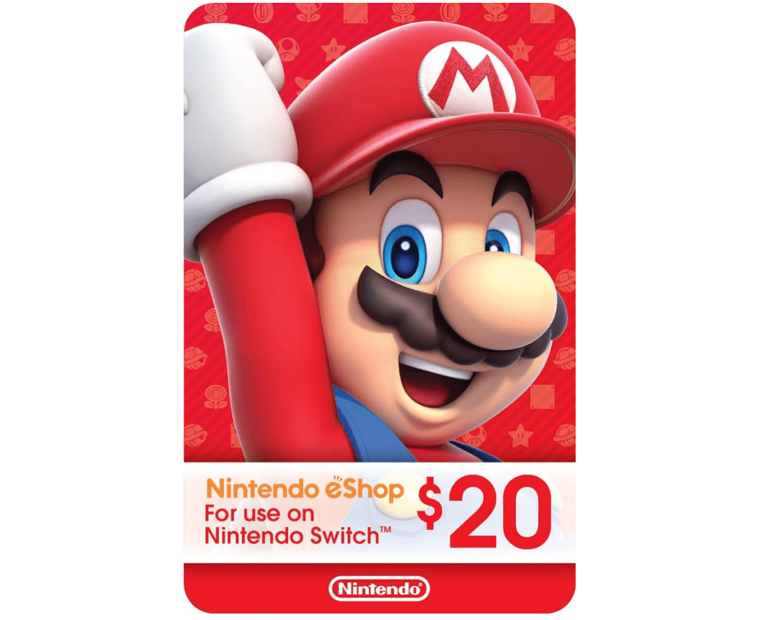NINTENDO ESHOP CARD CODE $20