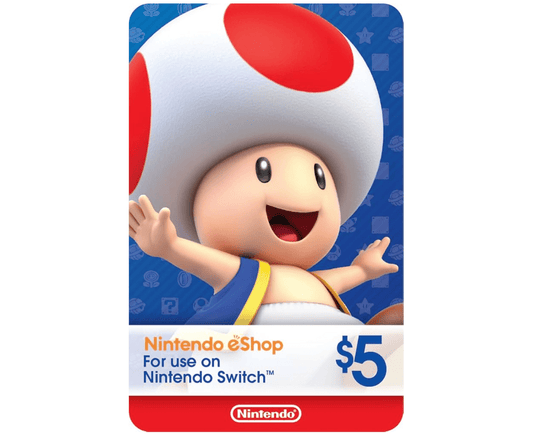 NINTENDO ESHOP CARD CODE $5