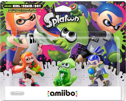 Nintendo Inkling Boy, Girl and Squid - 3-Pack Nintendo