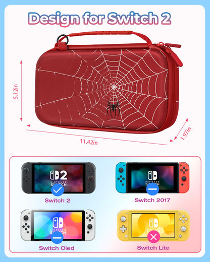 Nintendo Switch 2 Carrying Case - Red Cute Gurgitat