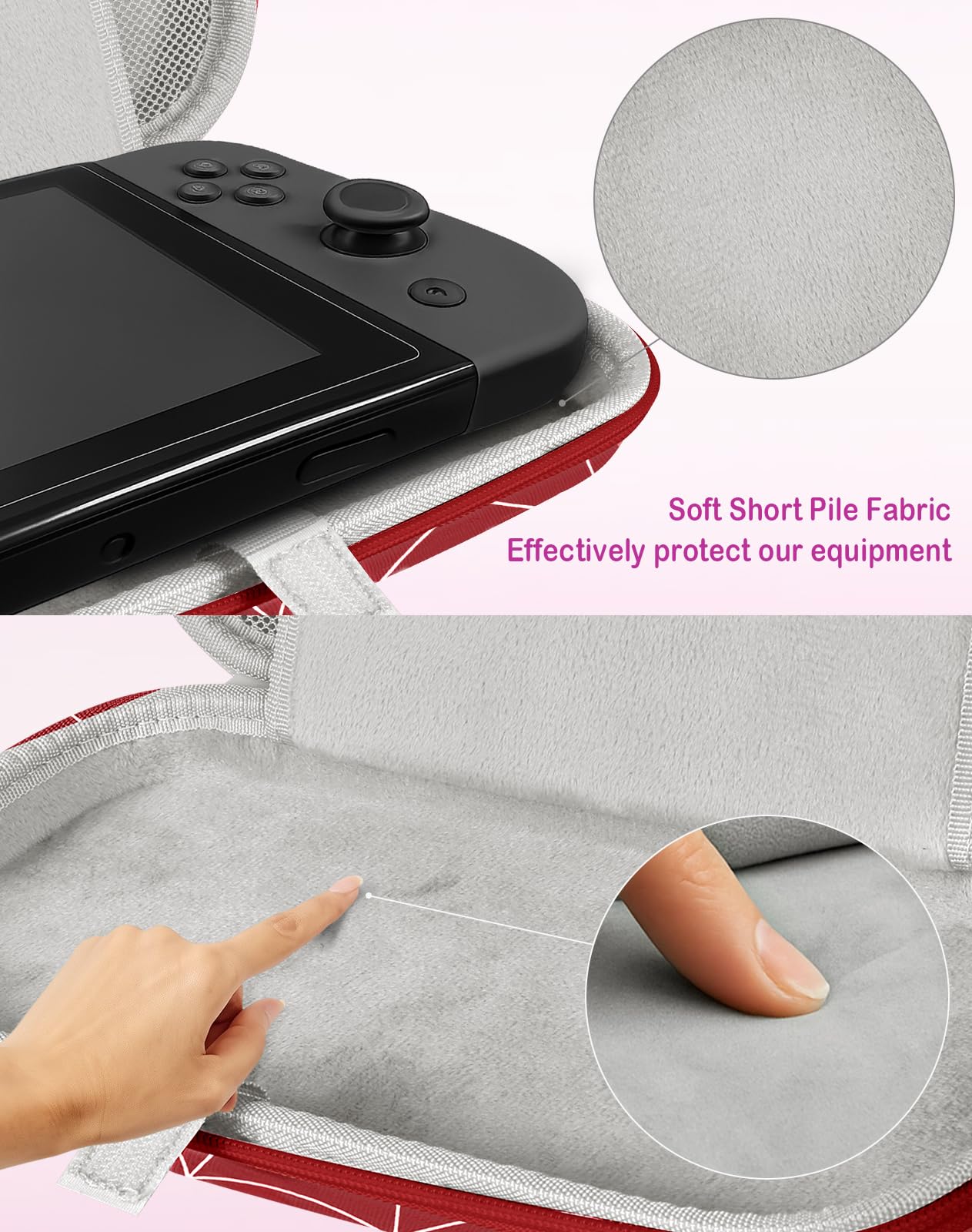 Nintendo Switch 2 Carrying Case - Red Cute Gurgitat