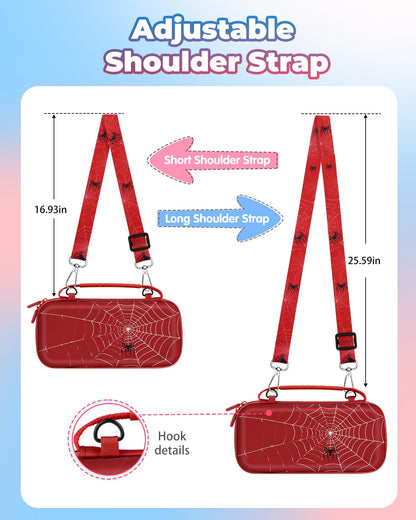 Nintendo Switch 2 Carrying Case - Red Cute Gurgitat