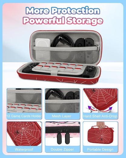 Nintendo Switch 2 Carrying Case - Red Cute Gurgitat