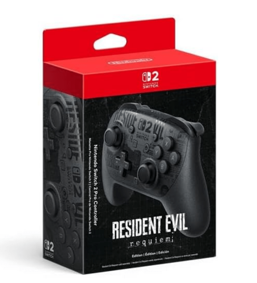 NINTENDO SWITCH 2 PRO CONTROLLER RESIDENT EVIL REQUIEM LIMITED EDITION