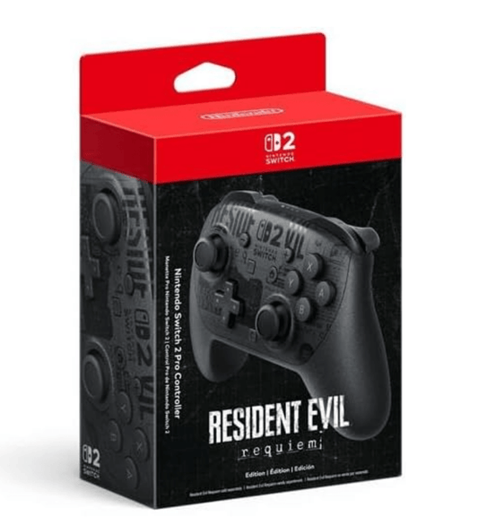 NINTENDO SWITCH 2 PRO CONTROLLER RESIDENT EVIL REQUIEM LIMITED EDITION