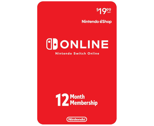 NINTENDO SWITCH ONLINE 12 MESES
