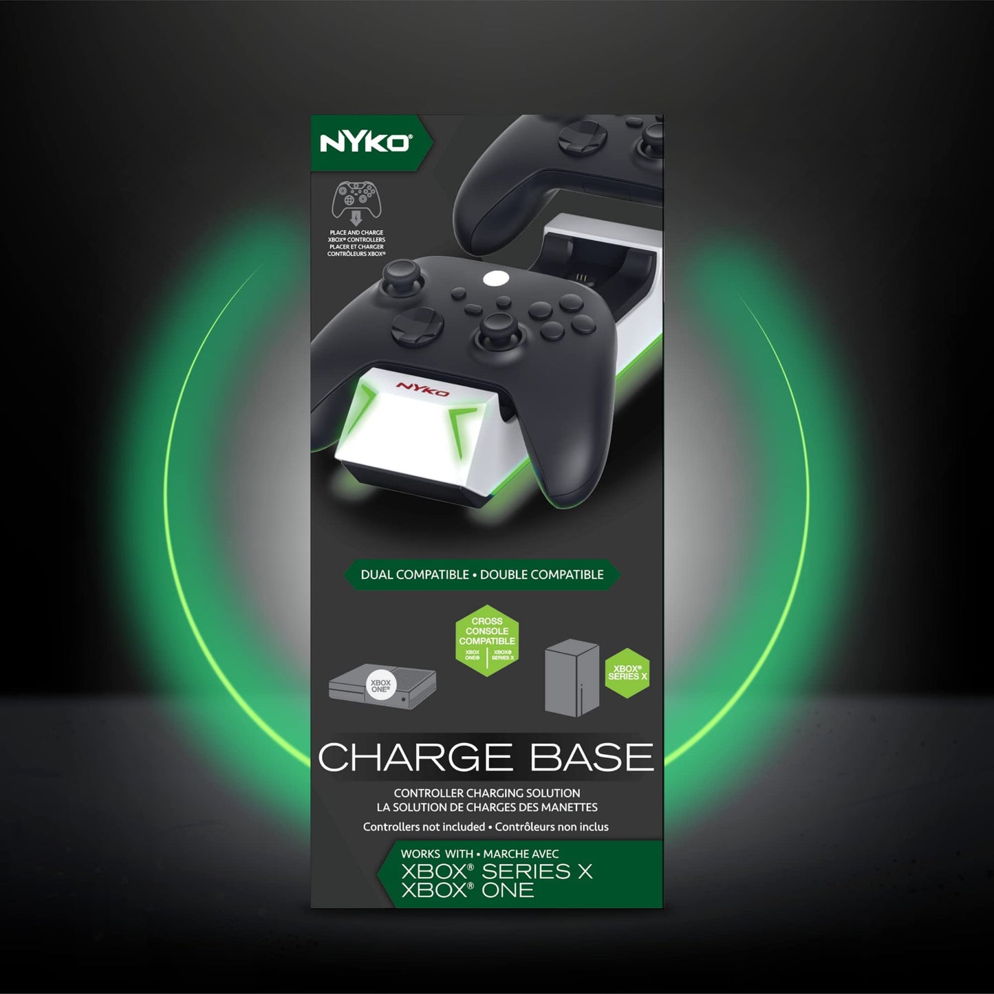 Nyko Charging Station for Xbox Series XS & Charge Base for 2 Controllers Nyko