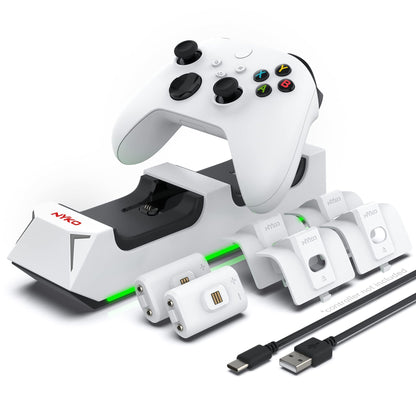 Nyko Charging Station for Xbox Series XS & Charge Base for 2 Controllers Nyko