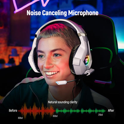 Ozeino Gaming Headset for PC, Ps4, Ps5, Xbox Headset with 7.1 Surround Sound Ozeino