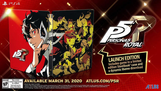 PERSONA 5 ROYAL STEELBOOK EDITION PS4 easy video game