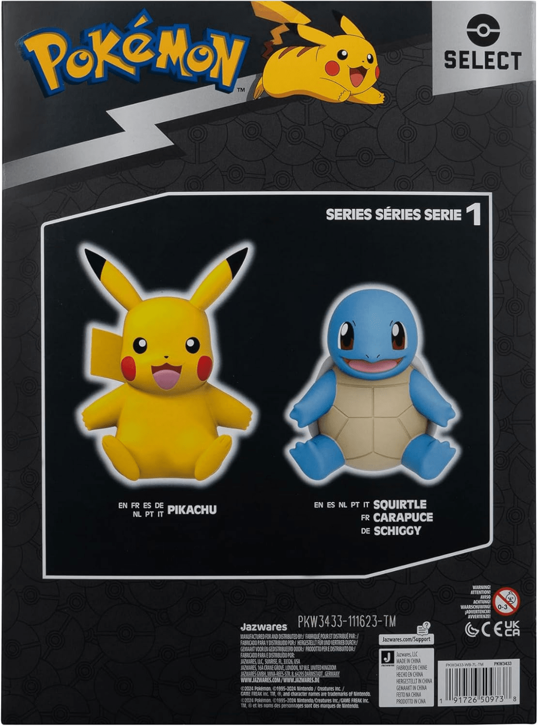 POKEMON PIKACHU SELECT FIGURA ORIGINAL 20CM