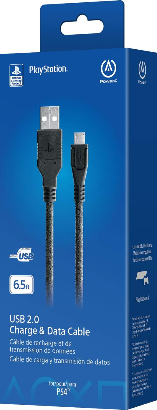 PowerA USB Charging Cable for Playstation 4 - EASY GAMES