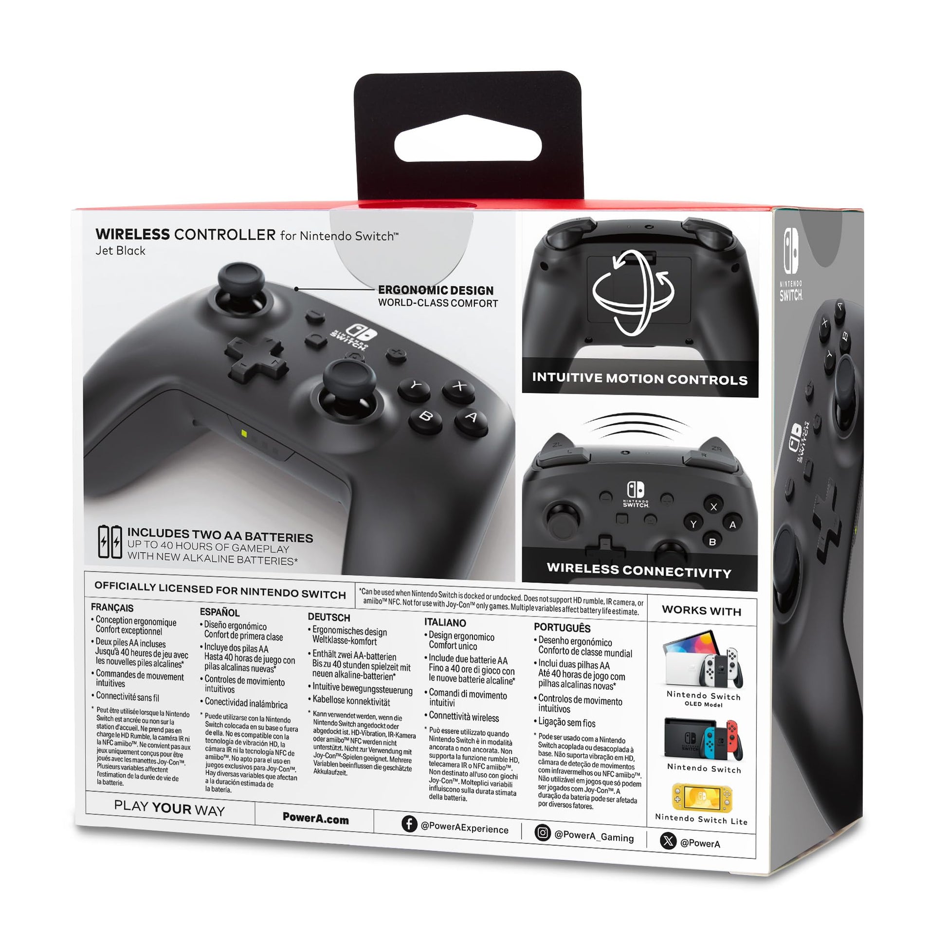 PowerA Wireless Controller - Nintendo Switch/Switch Lite/Switch-OLED Model PowerA