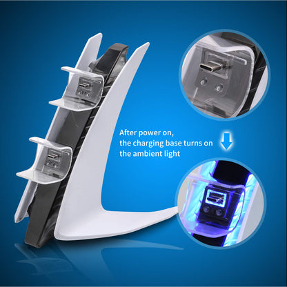 PS5 Controller Charger, PlayStation 5 Controller Charging Station HEATFUN