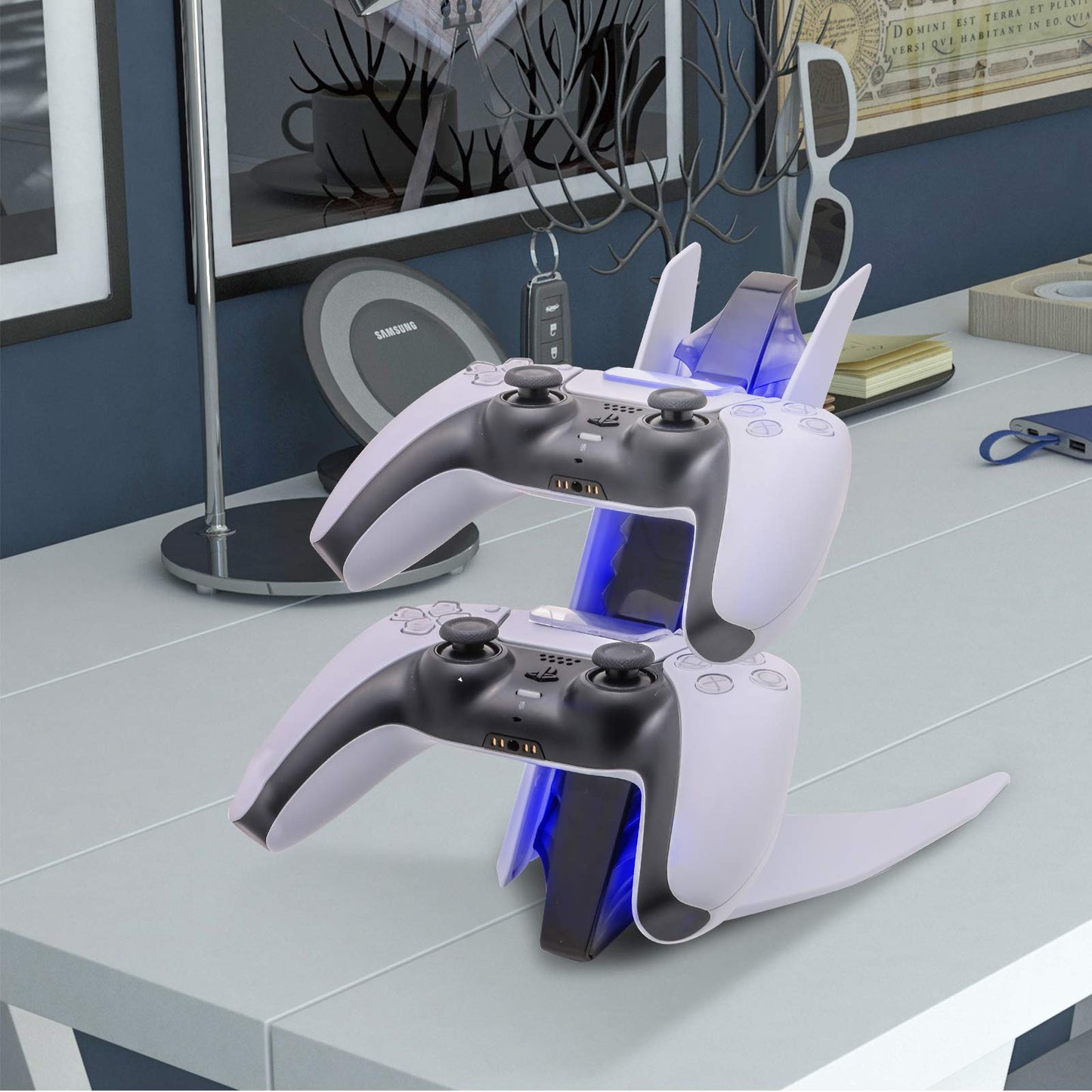 PS5 Controller Charger, PlayStation 5 Controller Charging Station HEATFUN