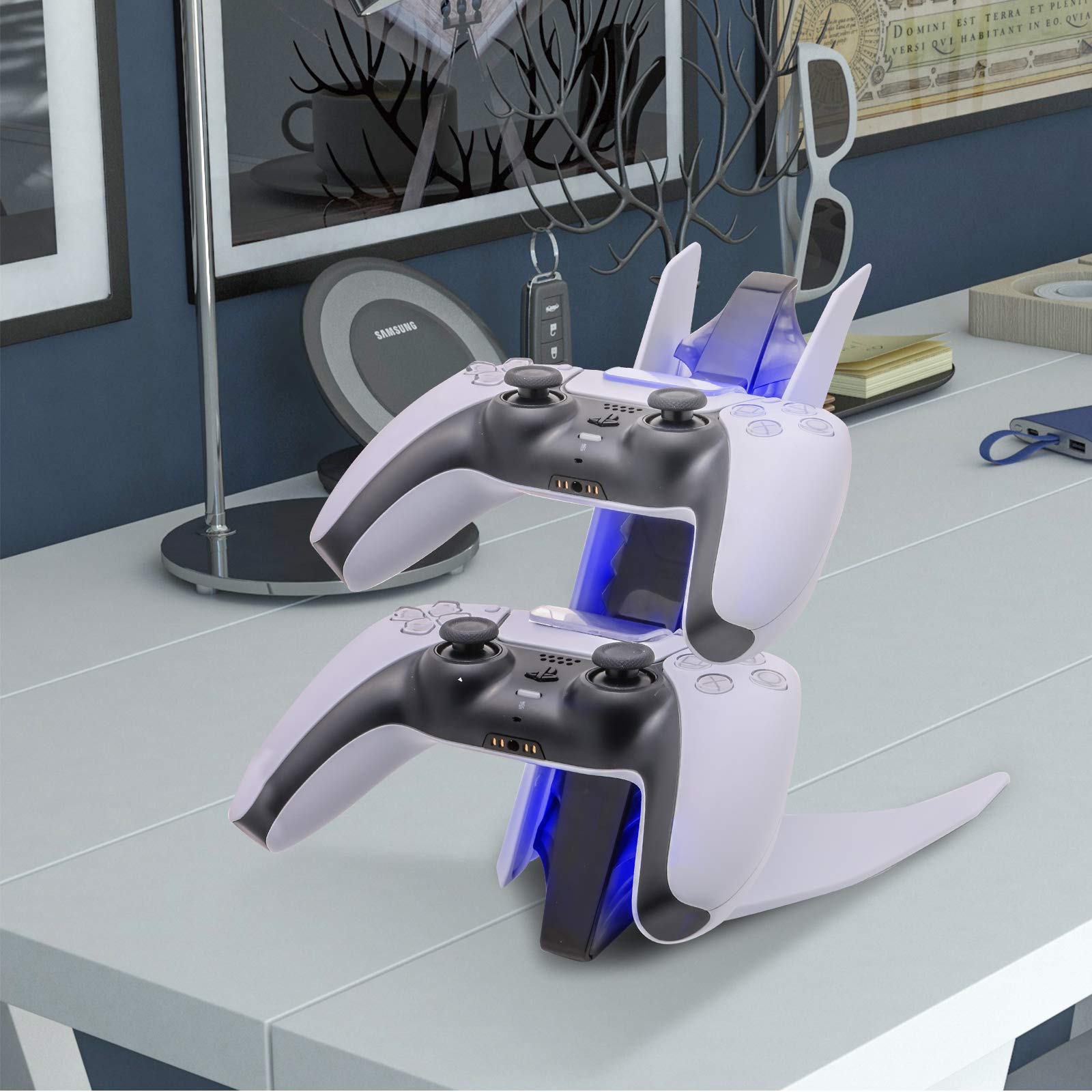 PS5 Controller Charger, PlayStation 5 Controller Charging Station HEATFUN