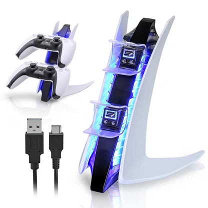PS5 Controller Charger, PlayStation 5 Controller Charging Station HEATFUN