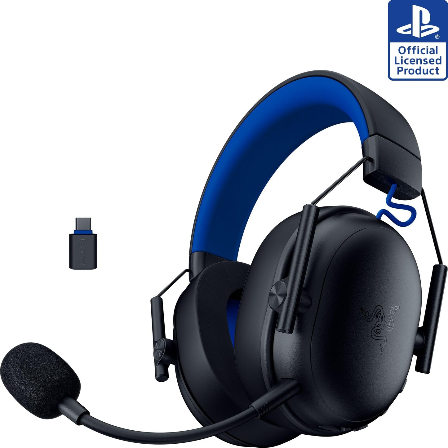 Razer BlackShark V3 X HyperSpeed Wireless Gaming Headset for PS5: 50mm Drivers - Cardioid Mic - 2.4 GHz, Bluetooth - Works with PC, Mac, Nintendo Switch, Smartphone - Long Battery Life - Black - EASY GAMES