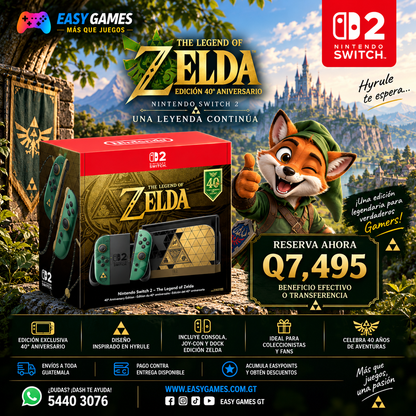 Nintendo Switch™ 2 –The Legend of Zelda™ – 40th Anniversary Edition