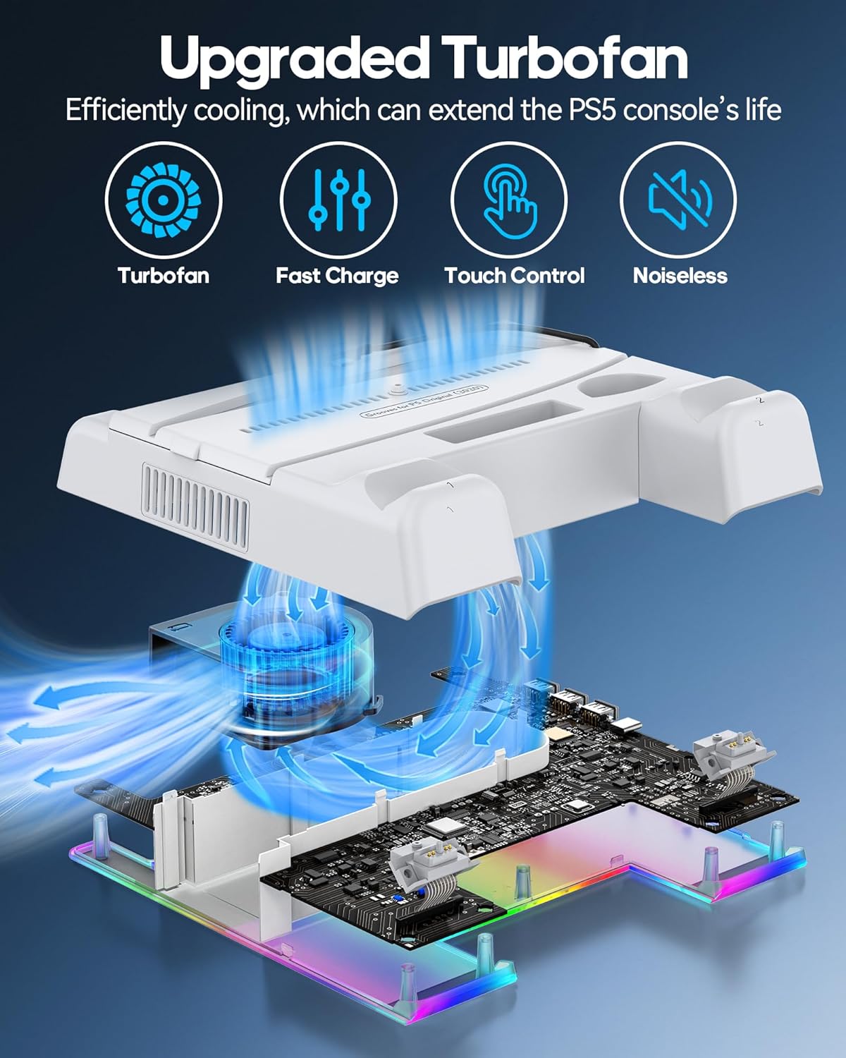 BASE VERTICAL PS5 FAT, SLIM, PRO DIGITAL/ DISCO