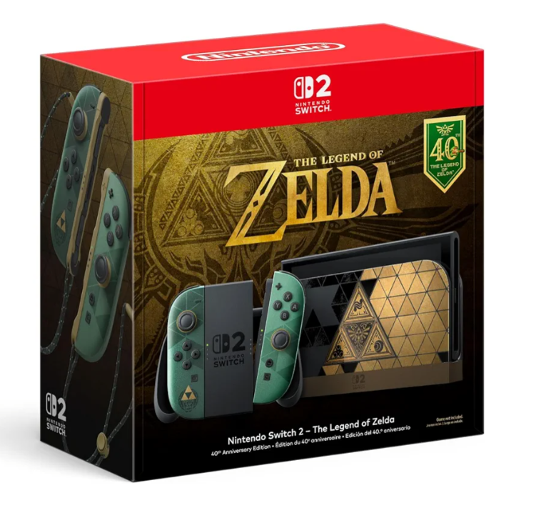 Nintendo Switch™ 2 –The Legend of Zelda™ – 40th Anniversary Edition