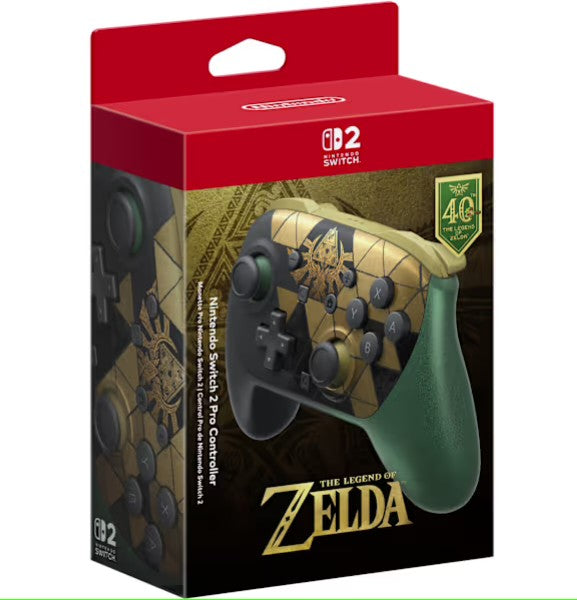 Nintendo Switch™ 2 Pro Controller The Legend of Zelda™ – 40th Anniversary Edition