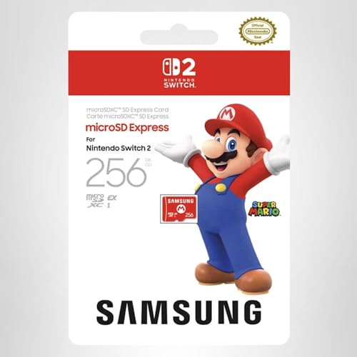 Samsung microSD Express Card – 256GB for Nintendo Switch™ 2 Nintendo