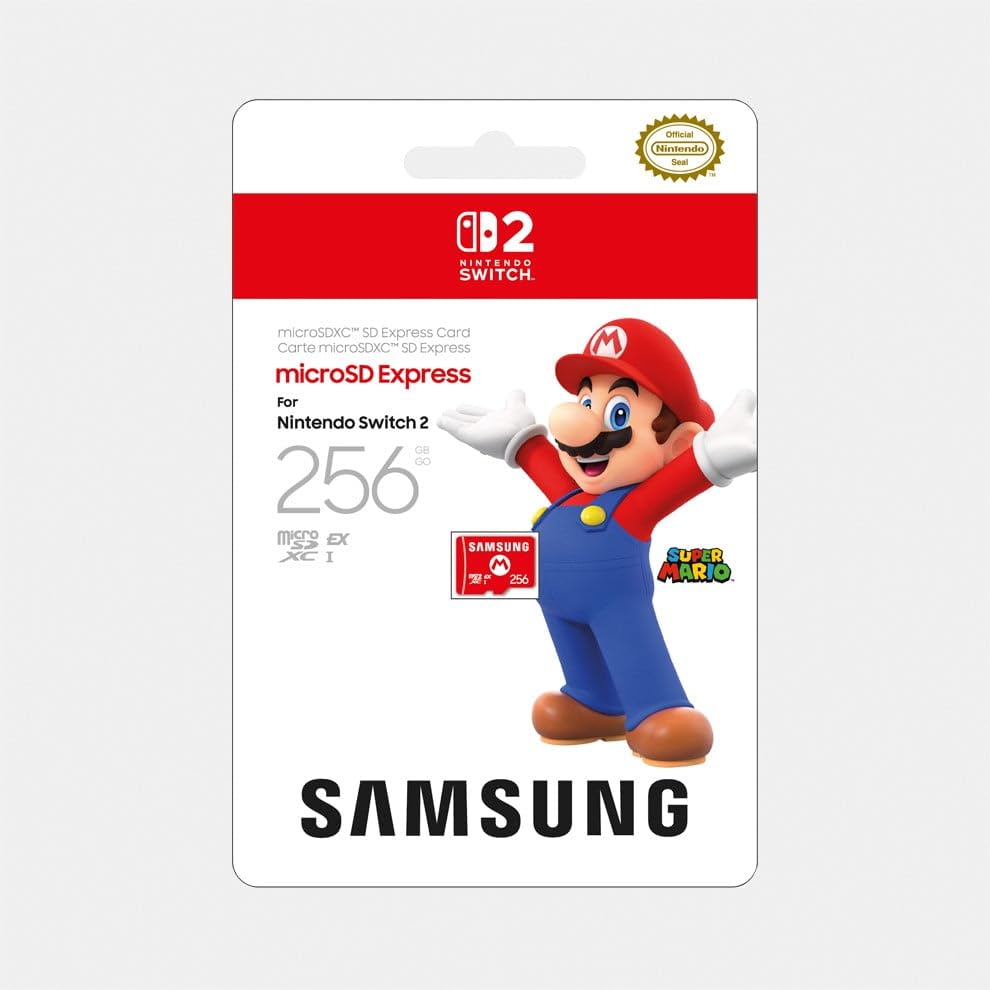 Samsung microSD Express Card – 256GB for Nintendo Switch™ 2 Nintendo