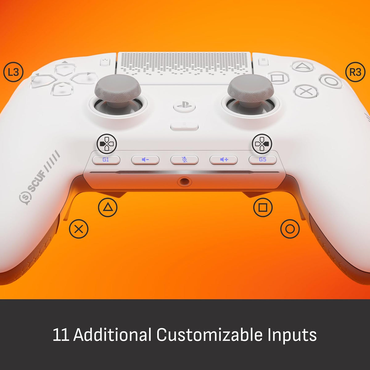 SCUF OMEGA PS5 Wireless Performance Controller – Officially Licensed - Blanco EASY GAMES