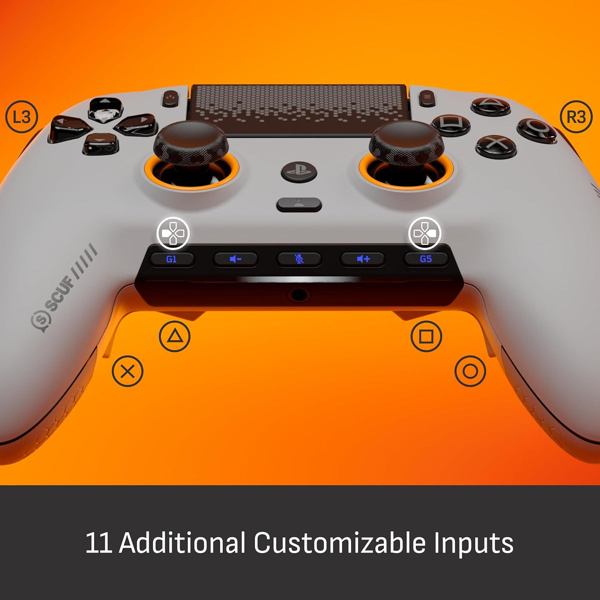 SCUF OMEGA PS5 Wireless Performance Controller – Officially Licensed - Gris EASY GAMES