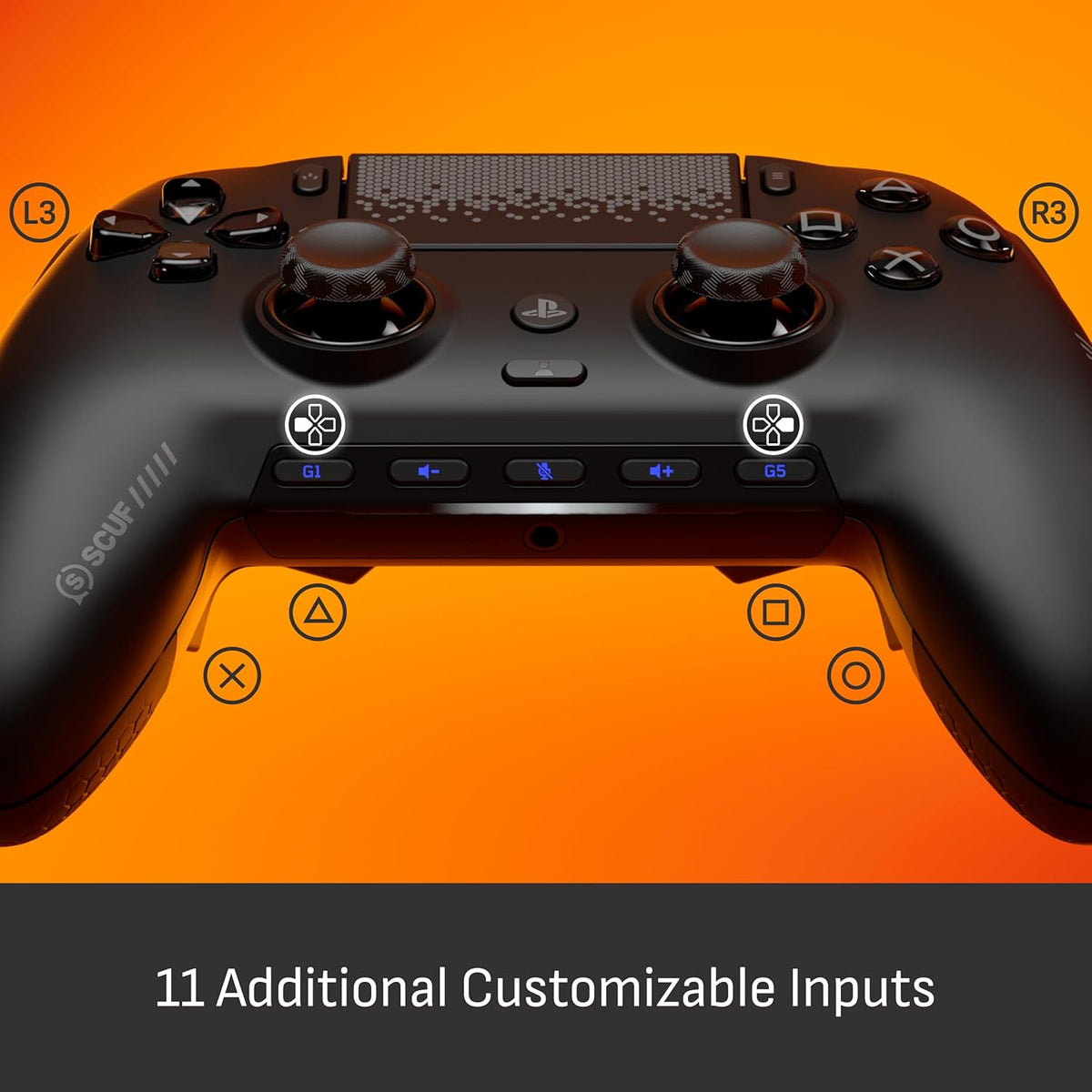 SCUF OMEGA PS5 Wireless Performance Controller – Officially Licensed - Negro EASY GAMES