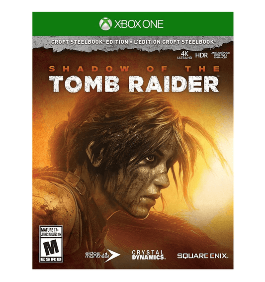 SHADOW OF THE TOMB RAIDER CROFT STEELBOOK EDITION XBOX ONE - EASY GAMES