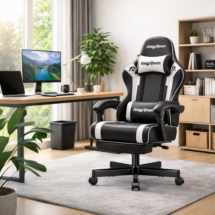 SILLA GAMING DE CUERO ERGONÓMICA JECQCUPG