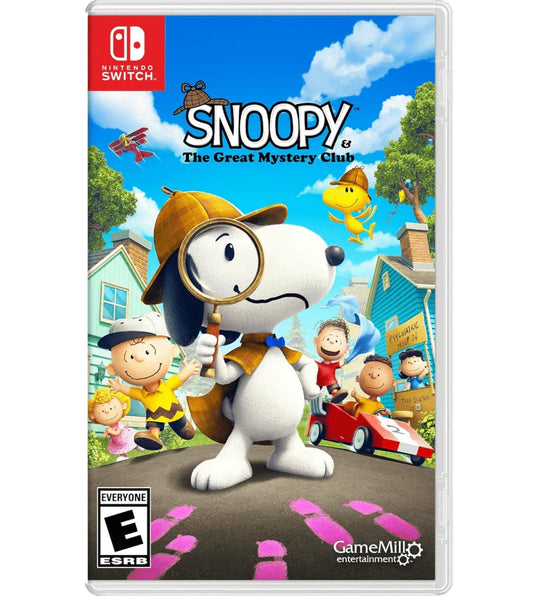 SNOOPY THE GREAT MISTERY CLUB EASY GAMES