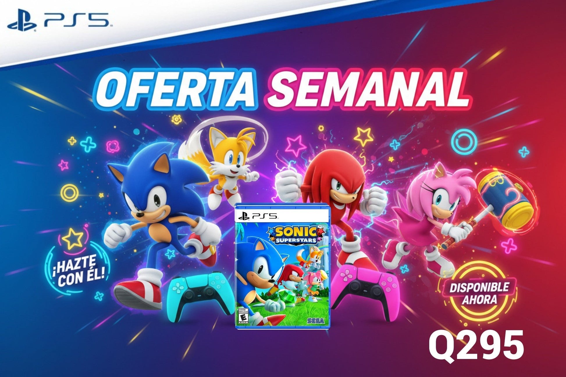 SONIC SUPERSTARS PS5 easy video game