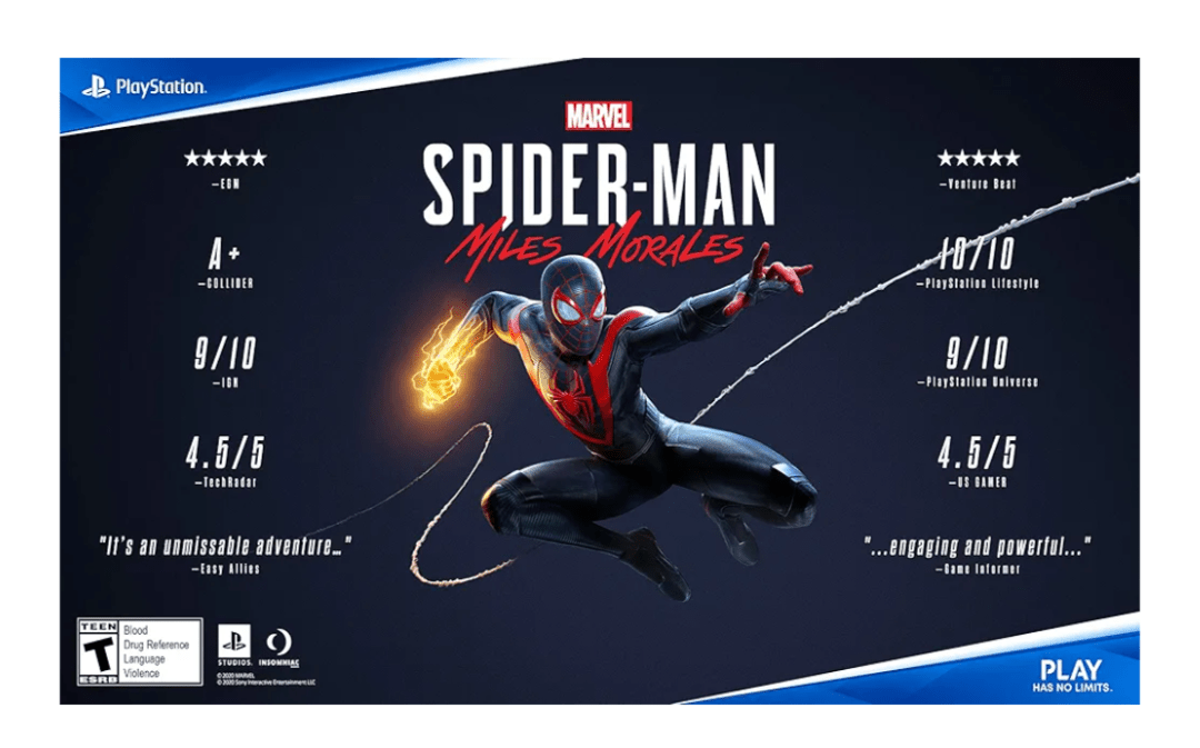 SPIDER-MAN MILES MORALES PS4 easy video game